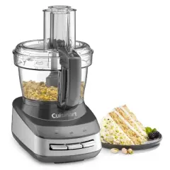 Cuisinart Core Custom 10-Cup Food Processor - Anchor Gray - FP-110AG: Stainless Steel Blades, 2-Speed, 500 Watts