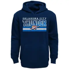 NBA Oklahoma City Thunder Boys' Poly Hooded Sweatshirt