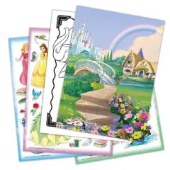 Disney Princess Create a Scene Book - Target Exclusive Edition (Paperback)