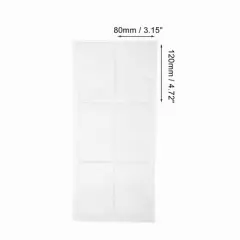 Horizontal Label Holder 4.72"x3.15" Clear 30 Pcs