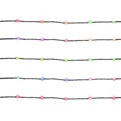 Twinkly Candies Pearl LED RGB 100 ct String Light String 9.8 ft.