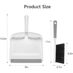 SetSail Mini Broom and Dustpan Set, Portable Cleaning Brush