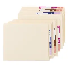 Smead AlphaZ ACCS Color-Coded Alphabetic Label, A-Z, Assorted Colors (67170)