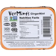 VerMints All Natural Breath Mints - GingerMint