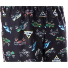 Monster Jam Boys' Monster Truck Allover Pattern Sleep Pajama Pants