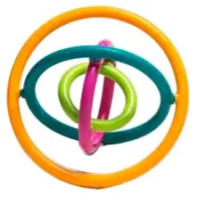 The Pencil Grip Inc Round Gyrobi Fidget, Colors Vary