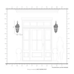 Livex Lighting Berkshire 1 - Light Wall Light in  Bronze