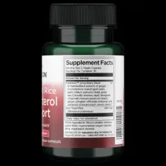 Swanson Red Yeast Rice Cholesterol Support - Featuring KaraHeart, 60 Vegan Capsules