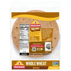 Mission Taco Size Super Soft Whole Wheat flour Tortillas - 16oz/10ct