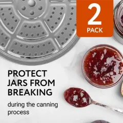 Impresa 2-Pack Pressure Canner Rack / Canning Rack for Pressure Cooker - Stainless Steel - 11 Inch (28cm)