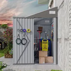 Gulches Optional two-color storage shed, single hinge door, solid structural design, good ventilation, surface with protective film