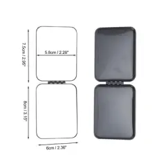 Unique Bargains Rectangular Folding Makeup Mirror 1 Pc