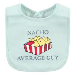 Hudson Baby Infant Boy Cotton Bibs, Food Puns Boy, One Size