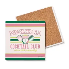 Thirstystone Pickleball Club Square Coaster