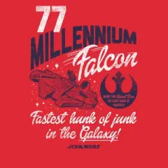 Men's Star Wars Millennium Falcon Fastest Junk 77 T-Shirt