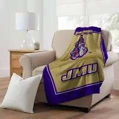 NCAA James Madison Dukes 46''x60'' Leadership Micro Throw Blanket