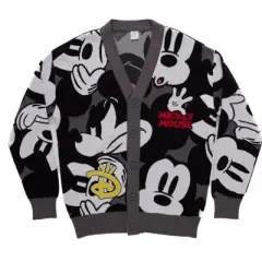 Disney Mickey Mouse Minnie Mouse Adult Oversized Cardigan Sweater