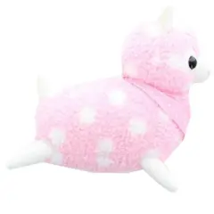 UCC Distributing Alpaca 12-Inch Plush w/ Bandana - Pastel Pink