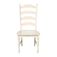 Set of 2 Maine Ladderback Chair Unfinished - International Concepts
