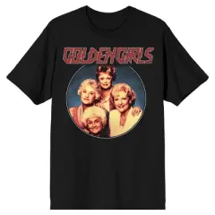 Golden Girls Group Pose Men's Black T-shirt