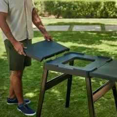 Ninja Woodfire Attachable Side Table with 3 side hooks - XSKUSSDTBL