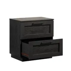 Sauder Tiffin Line Nightstand&nbsp;Raven Oak