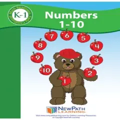 NewPath Learning Numbers 1 to 10 Student Activity Guide, Grade K to 1