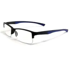 Calabria 6904 SemiRimless Large Unisex Flexie Reading Glasses