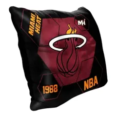 NBA Miami Heat Firm Density Connector Velvet Reverse Pillow