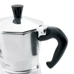 Bialetti Moka Espresso Maker 12 Cup: Aluminum Stovetop Moka Pot, Silver, Hand Wash, Ground Coffee, 96 oz Capacity