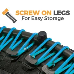 LEAPS & REBOUNDS Round Mini Fitness Trampoline & Rebounder Indoor Home Gym Exercise Equipment Low Impact Workout for Adults