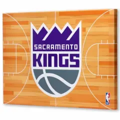 NBA Sacramento Kings Court Canvas Wall Sign
