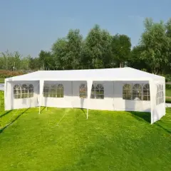 Costway 10'x30' Party Wedding Tent Canopy Heavy duty Pavilion 5 Sidewall