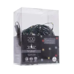 Celebrations LED Micro Dot/Fairy Multicolored 200 ct String Christmas Lights 66 ft.