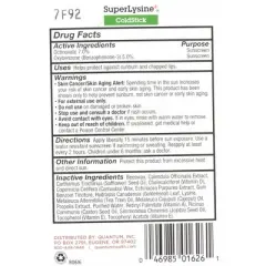 Quantum Health Lip Balms and Treatments SuperLysine+ ColdStick Balm