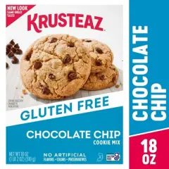 Krusteaz Gluten Free Chocolate Chip Cookie Mix,18 oz. Box (Pack of 4)