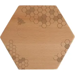 Talisman Designs Beechwood Cheese Board, Honey Bee Collection