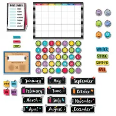 Creative Teaching Press&reg; Bold & Bright Calendar Bulletin Board Set