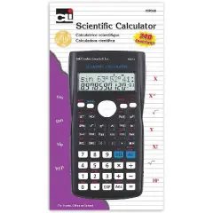 CLI 12-Digit Battery/Solar Powered Scientific Calculator Black (CHL39240)