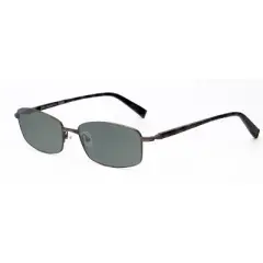 John Varvatos V150-GUN Polarized Sunglasses 4 Lens Colors Antique Gun Metal 56mm Red Mirror Polar