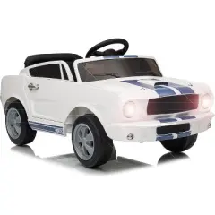 Licensed Shelby Kids Electric Vehicle | 12V Ride-On Toy with Remote Control | LED Lights, MP3 | for Boys and Girls