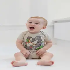 Disney Disney Classics Baloo Peter Pan Pinocchio Baby 5 Pack Bodysuits Newborn to Infant 