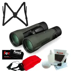Vortex 10x 50mm Diamondback Binocular with Binocular Harness, Red Foam Strap and Cleaning and Care Kit Accessory