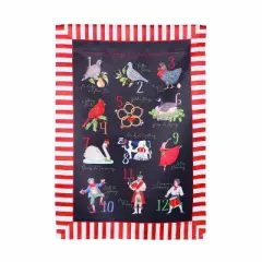 Evergreen Holiday Count Down Suede Garden Flag 12 x 18 Inches Indoor Outdoor Decor