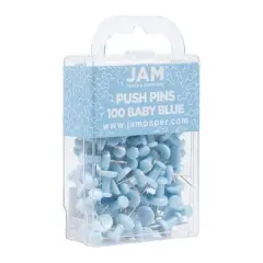 JAM Paper 100pk Colorful Push Pins