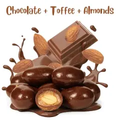 Milk Chocolate Toffee Coated Almonds by It's Delish