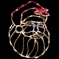 Northlight Lighted Santa Claus Christmas Window Decoration - 18"