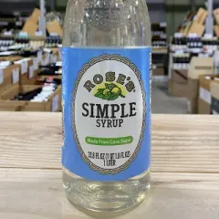 Rose&rsquo;s Simple Syrup 1 Liter Bottle, | Perfect for Cocktails, Beverages, and Mixers