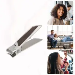 Unique Bargains Nail Clippers for Nail Care Stainless Steel 1 Pc