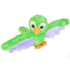 Wild Republic Huggers Green Parrot Stuffed Animal, 8 Inches